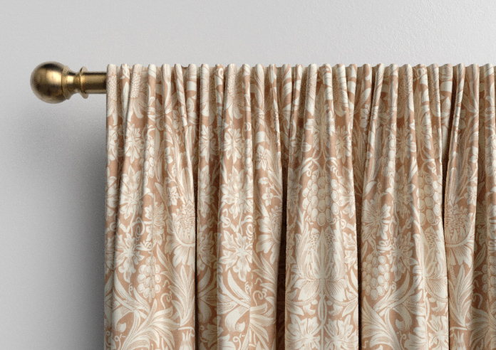 William Morris Sunflower, Madder - Made to Measure Curtains - Image 9